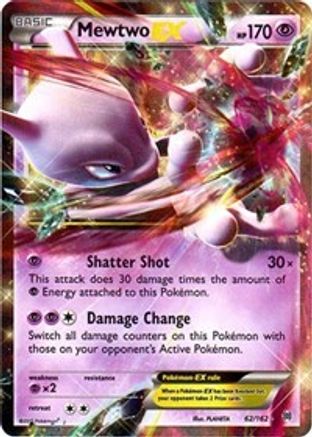 Mewtwo EX (62) 062/162  - Holofoil