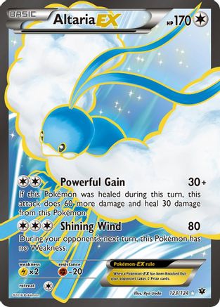 Altaria EX (Full Art) 123/124  - Holofoil