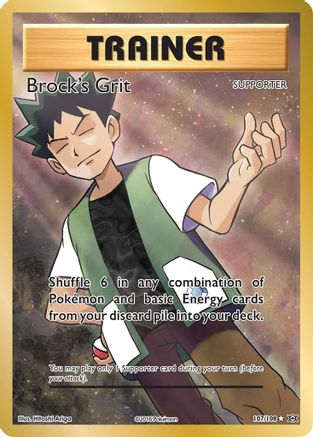 Brock's Grit (Full Art) 107/108  - Holofoil