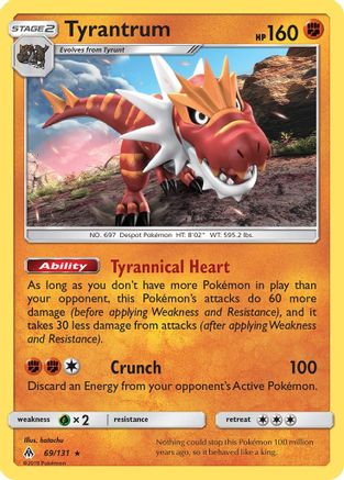 Tyrantrum 069/131  - Holofoil