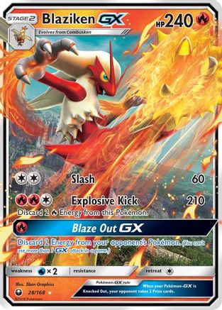 Blaziken GX 028/168  - Holofoil