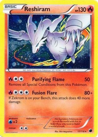 Reshiram 017/116  - Holofoil