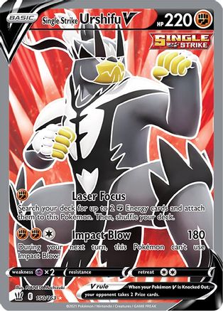 Single Strike Urshifu V (Full Art) 150/163  - Holofoil