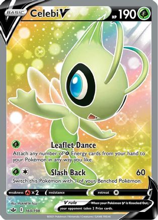 Celebi V (Full Art) 160/198  - Holofoil