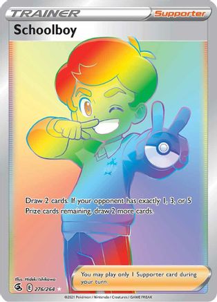Schoolboy (Secret) 276/264  - Holofoil