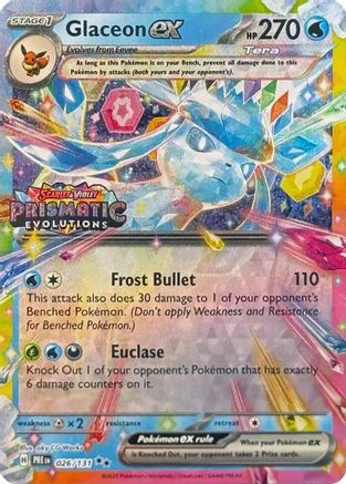 Glaceon ex 026/131  - Holofoil