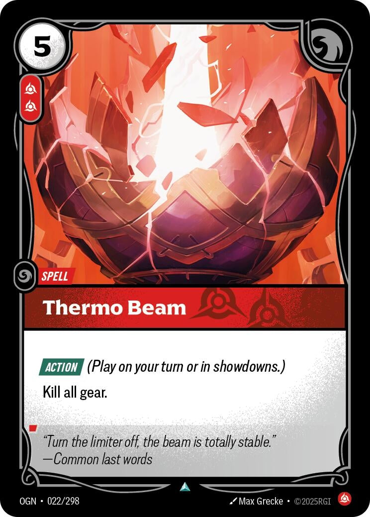 Thermo Beam (022/298) (Foil) [Origins]