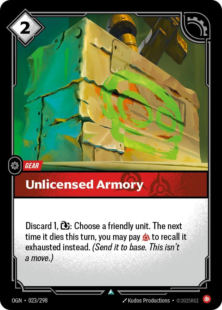 Unlicensed Armory (023/298) (Foil) [Origins]