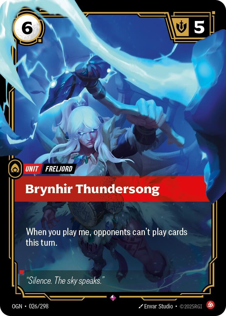 Brynhir Thundersong (026/298) (Foil) [Origins]