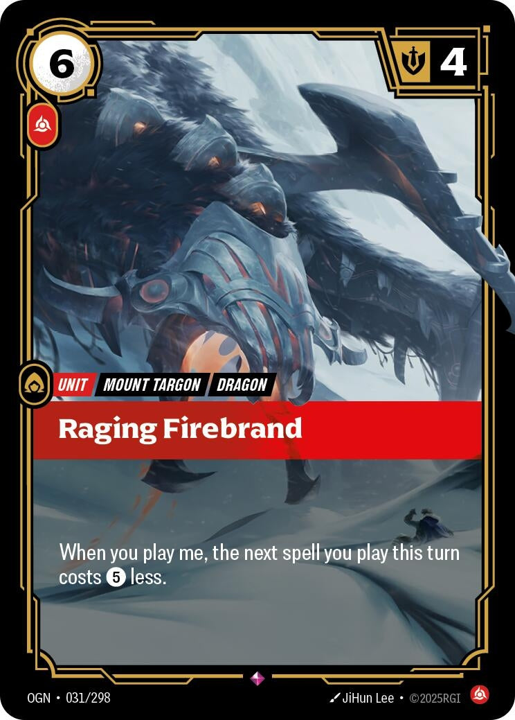 Raging Firebrand (031/298) (Foil) [Origins]