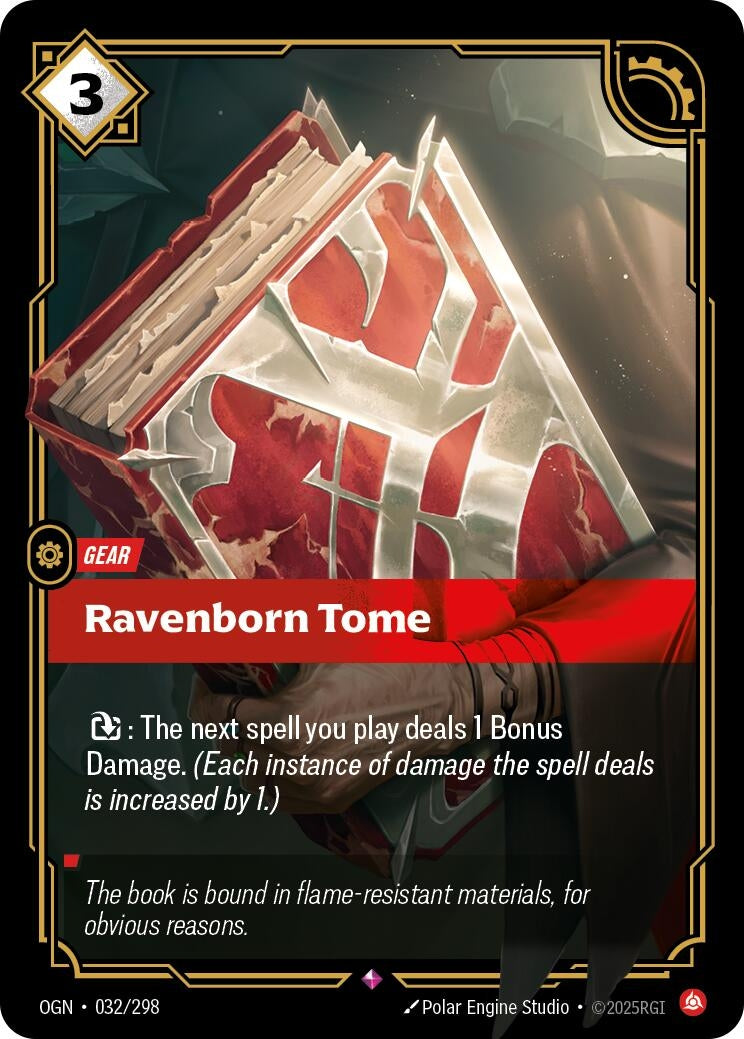 Ravenborn Tome (032/298) (Foil) [Origins]