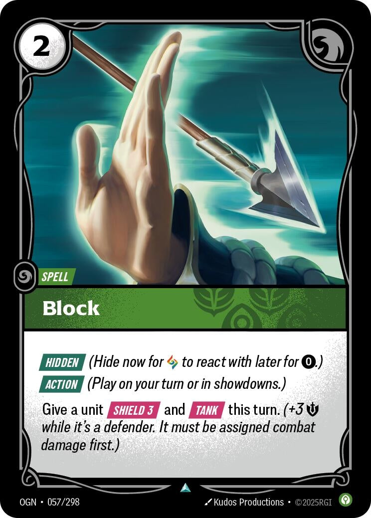 Block (057/298) (Foil) [Origins]