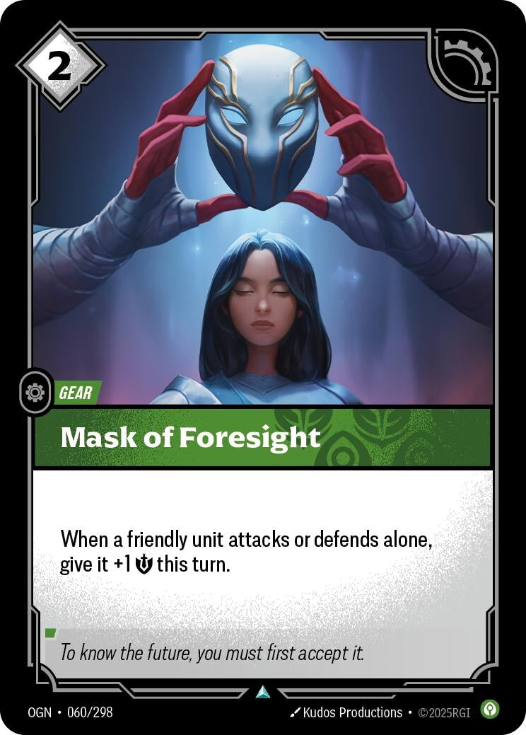 Mask of Foresight (060/298) (Foil) [Origins]