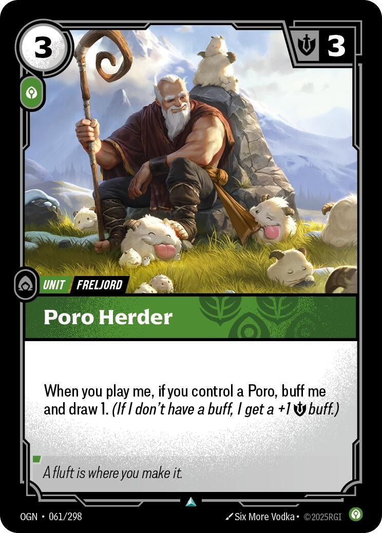 Poro Herder (061/298) (Foil) [Origins]