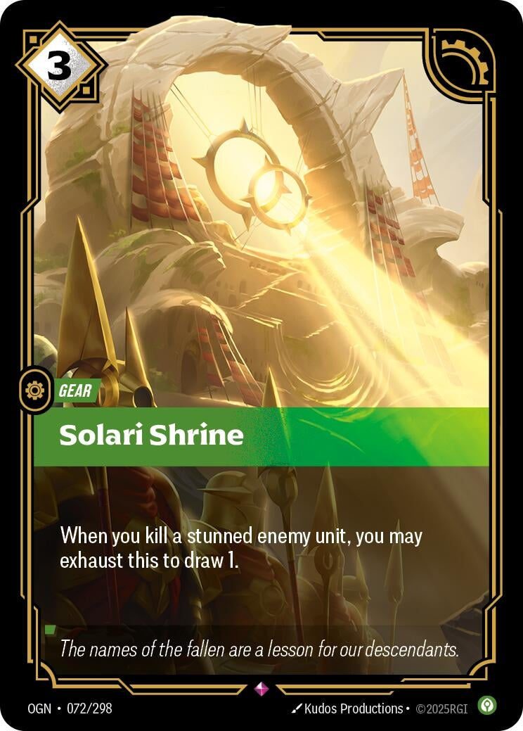 Solari Shrine (072/298) (Foil) [Origins]