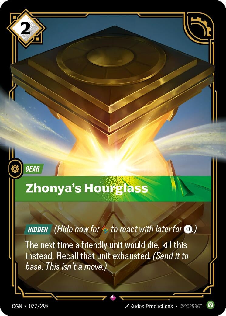 Zhonya's Hourglass (077/298) (Foil) [Origins]