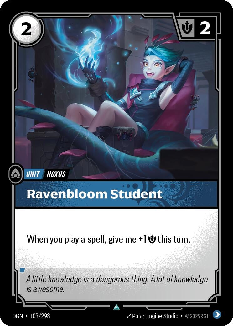 Ravenbloom Student (103/298) (Foil) [Origins]