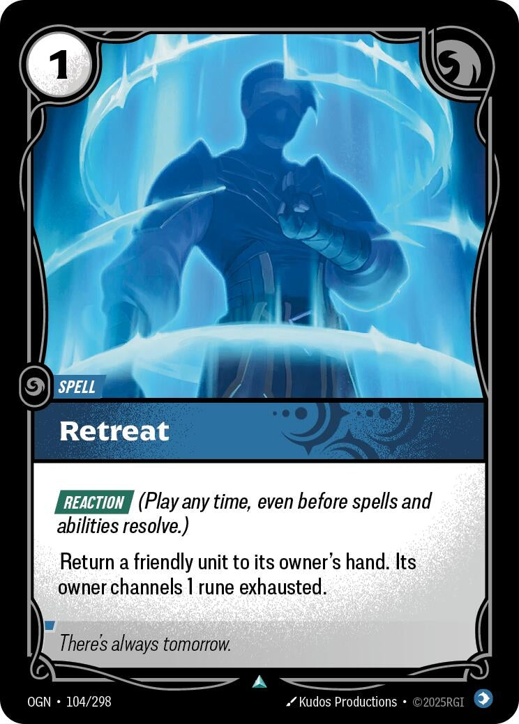 Retreat (104/298) (Foil) [Origins]