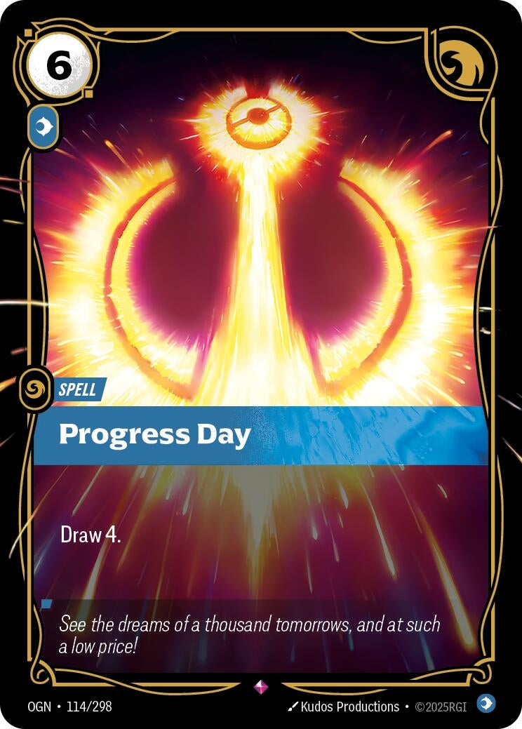 Progress Day (114/298) (Foil) [Origins]