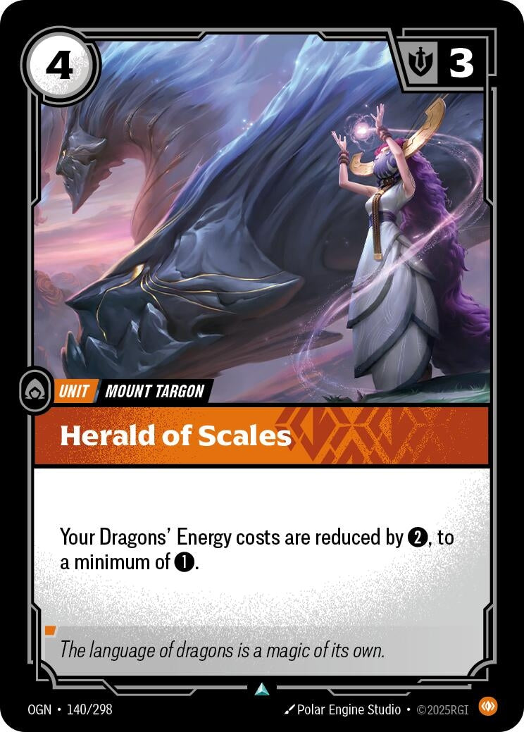Herald of Scales (140/298) (Foil) [Origins]