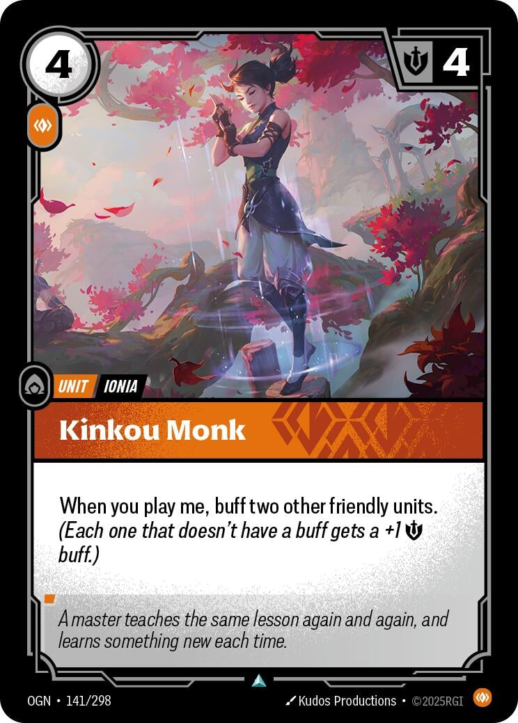 Kinkou Monk (141/298) (Foil) [Origins]