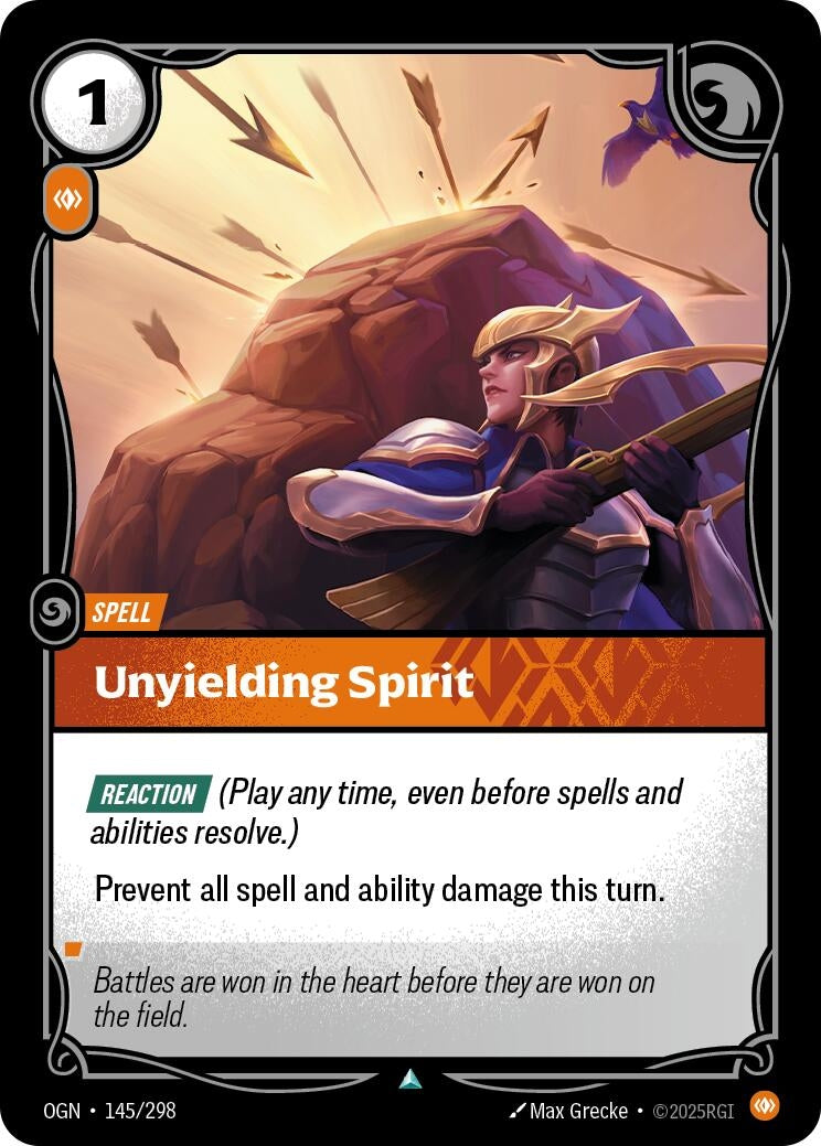 Unyielding Spirit (145/298) (Foil) [Origins]