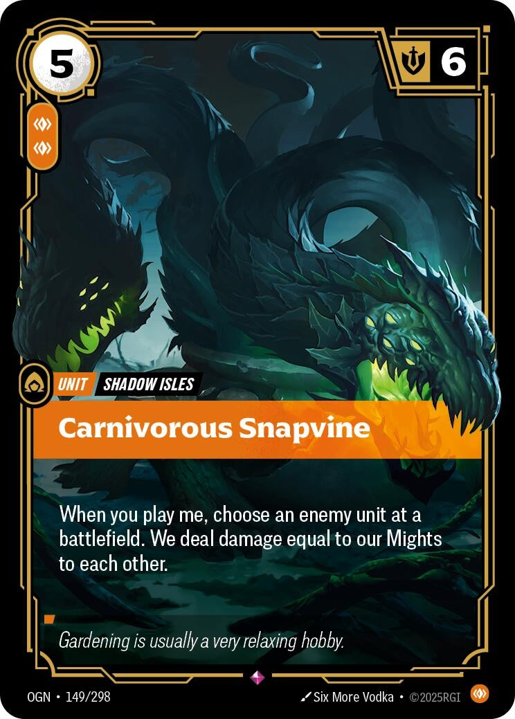 Carnivorous Snapvine (149/298) (Foil) [Origins]