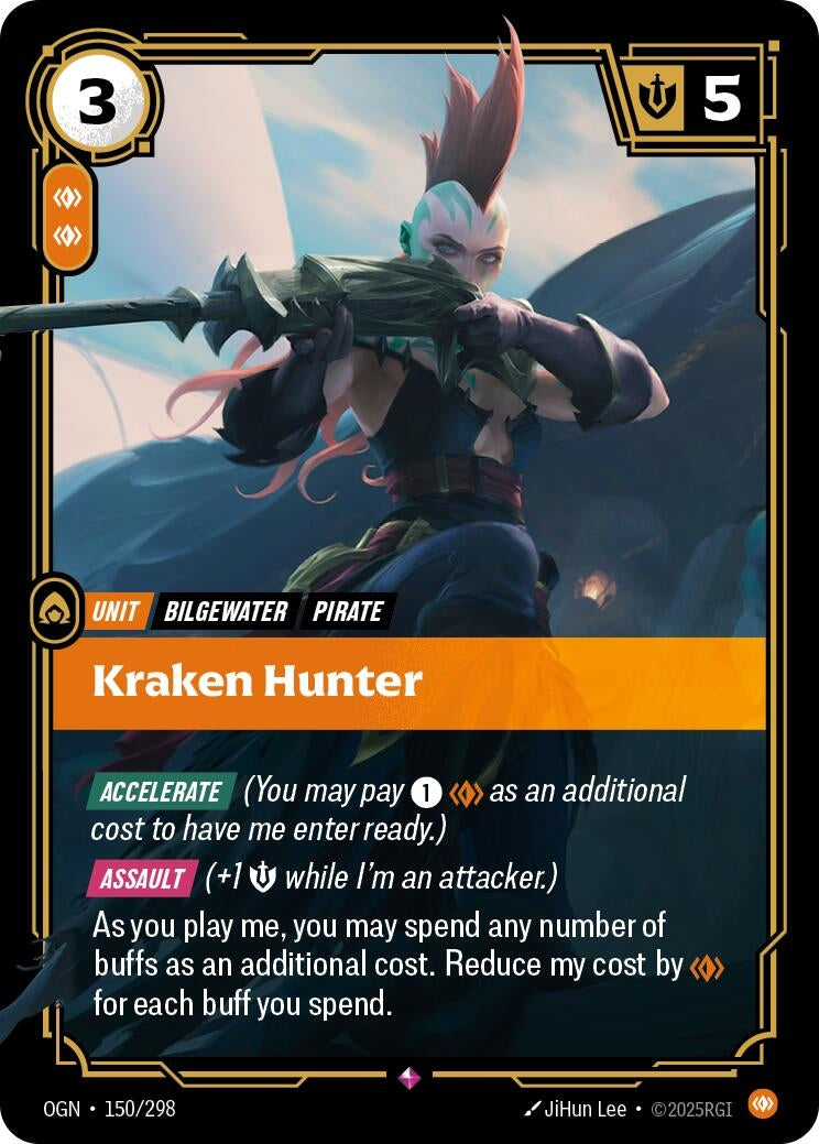 Kraken Hunter (150/298) (Foil) [Origins]
