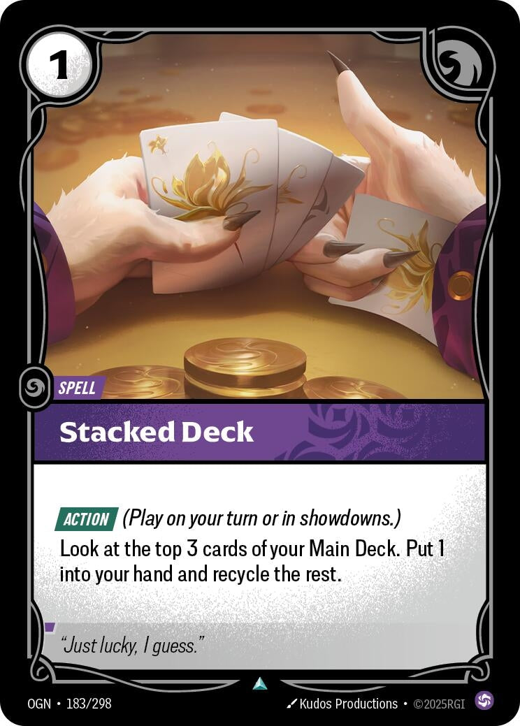 Stacked Deck (183/298) (Foil) [Origins]