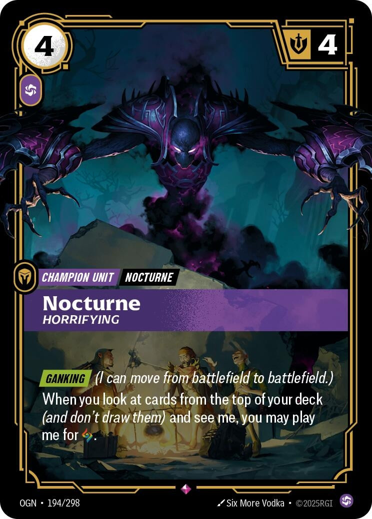 Nocturne - Horrifying (194/298) (Foil) [Origins]