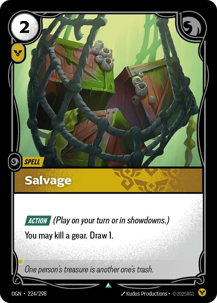 Salvage (224/298) (Foil) [Origins]