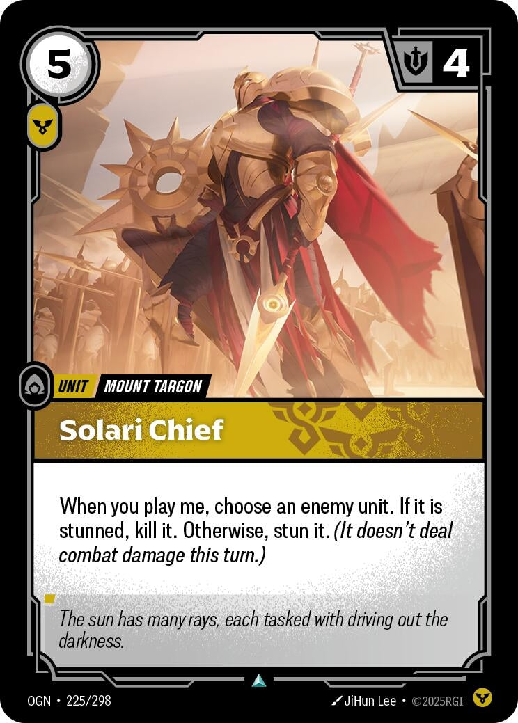 Solari Chief (225/298) (Foil) [Origins]