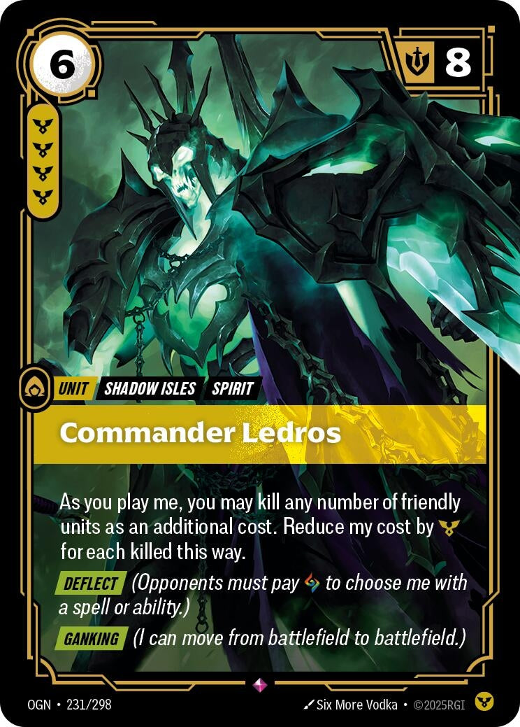 Commander Ledros (231/298) (Foil) [Origins]