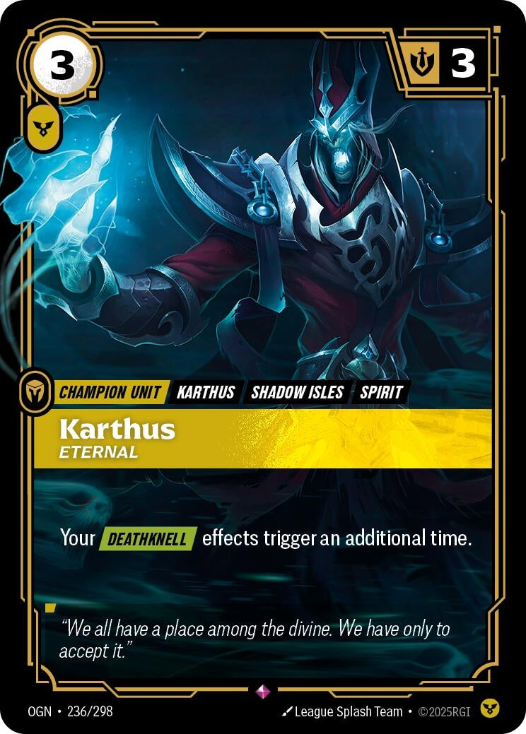 Karthus - Eternal (236/298) (Foil) [Origins]