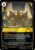 King's Edict (237/298) (Foil) [Origins]
