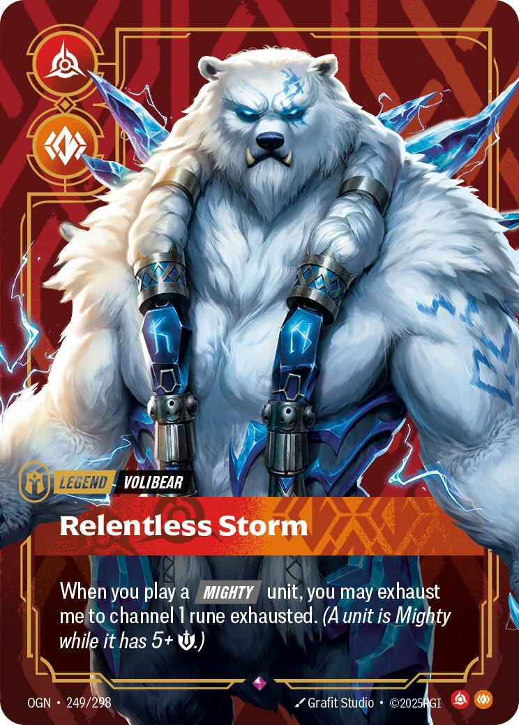 Volibear - Relentless Storm (249/298) (Foil) [Origins]