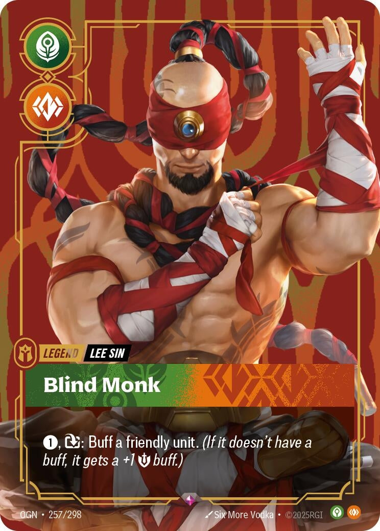 Lee Sin - Blind Monk (257/298) (Foil) [Origins]