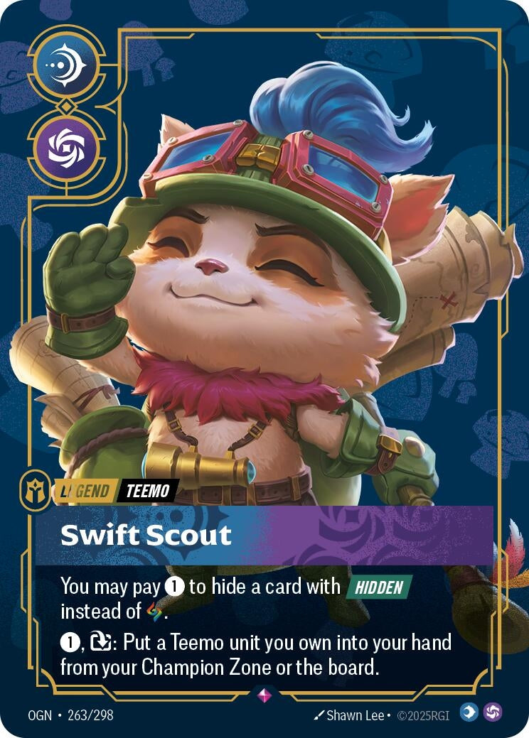 Teemo - Swift Scout (263/298) (Foil) [Origins]
