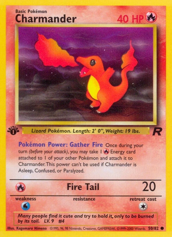 Charmander (50/82) (Unlimited) [Team Rocket]