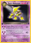 Dark Alakazam (18) (18/82) (1st Edition) [Team Rocket]