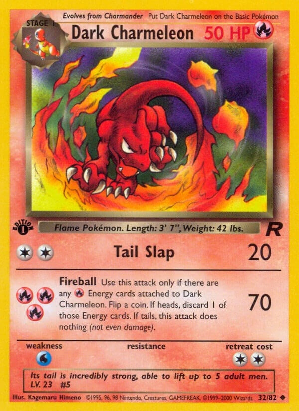 Dark Charmeleon (32/82) (1st Edition) [Team Rocket]