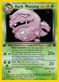 Dark Weezing (14) (14/82) (1st Edition Holofoil) [Team Rocket]