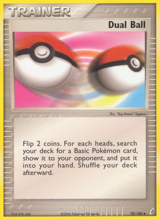 Dual Ball 078/100  - Reverse Holofoil