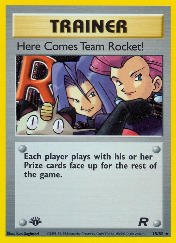 Here Comes Team Rocket! (15) (15/82) (Unlimited Holofoil) [Team Rocket]
