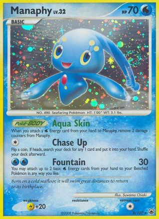 Manaphy 008  - Holofoil