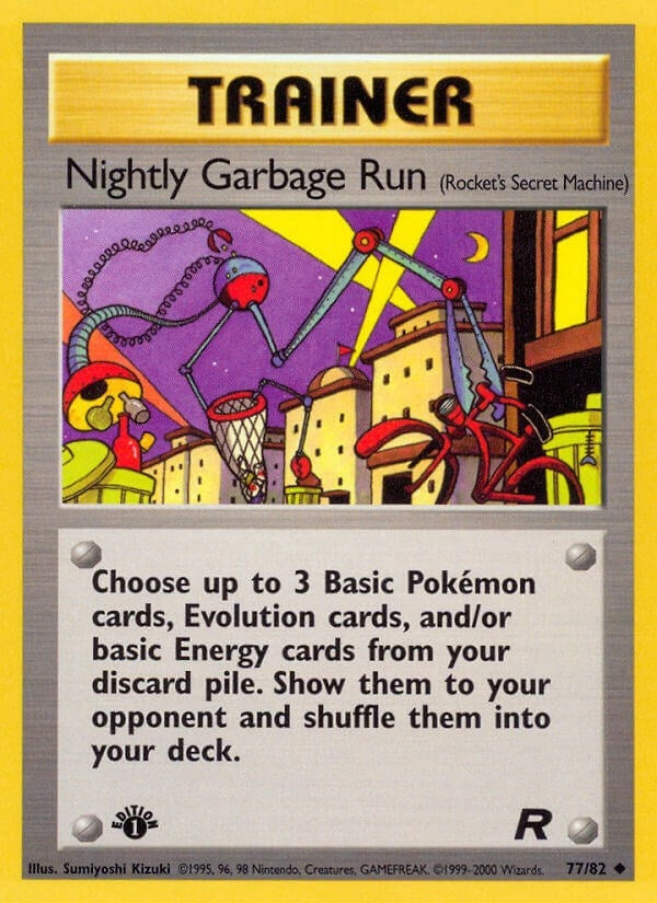 Nightly Garbage Run (Rocket's Secret Machine) (77/82) (1st Edition) [Team Rocket]