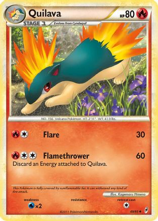 Quilava 049/95  - Reverse Holofoil