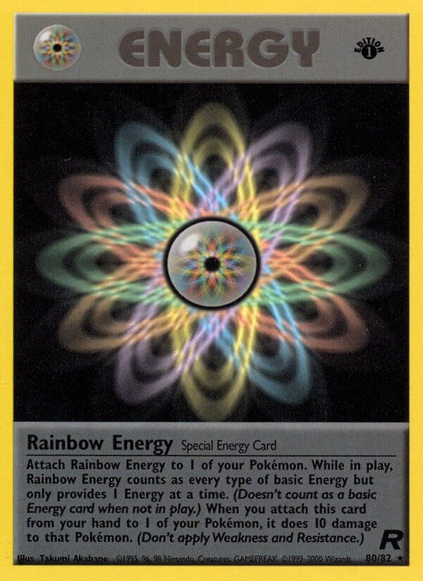 Rainbow Energy (80) (80/82) (1st Edition) [Team Rocket]