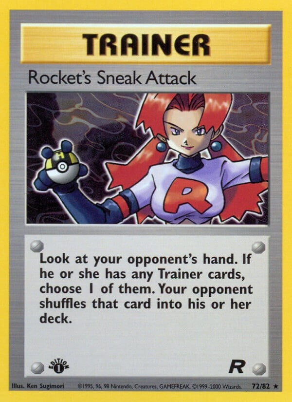 Rocket's Sneak Attack (72) (72/82) (1st Edition) [Team Rocket]