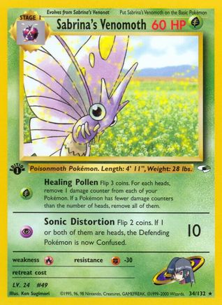 Sabrina's Venomoth 034/132  - Unlimited
